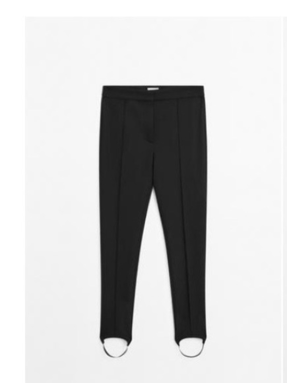 Massimo Dutti Studio Black Skinny Trousers